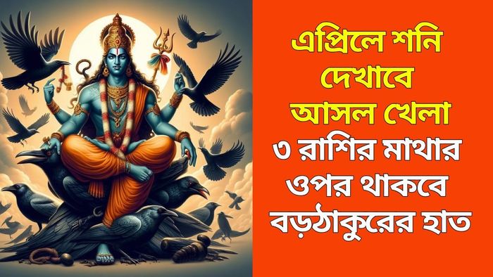 শনির বড় বদল এপ্রিলে