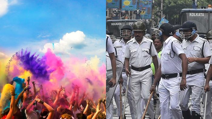 দোলে দুর্ঘটনা এড়াতে কঠোর পুলিশ