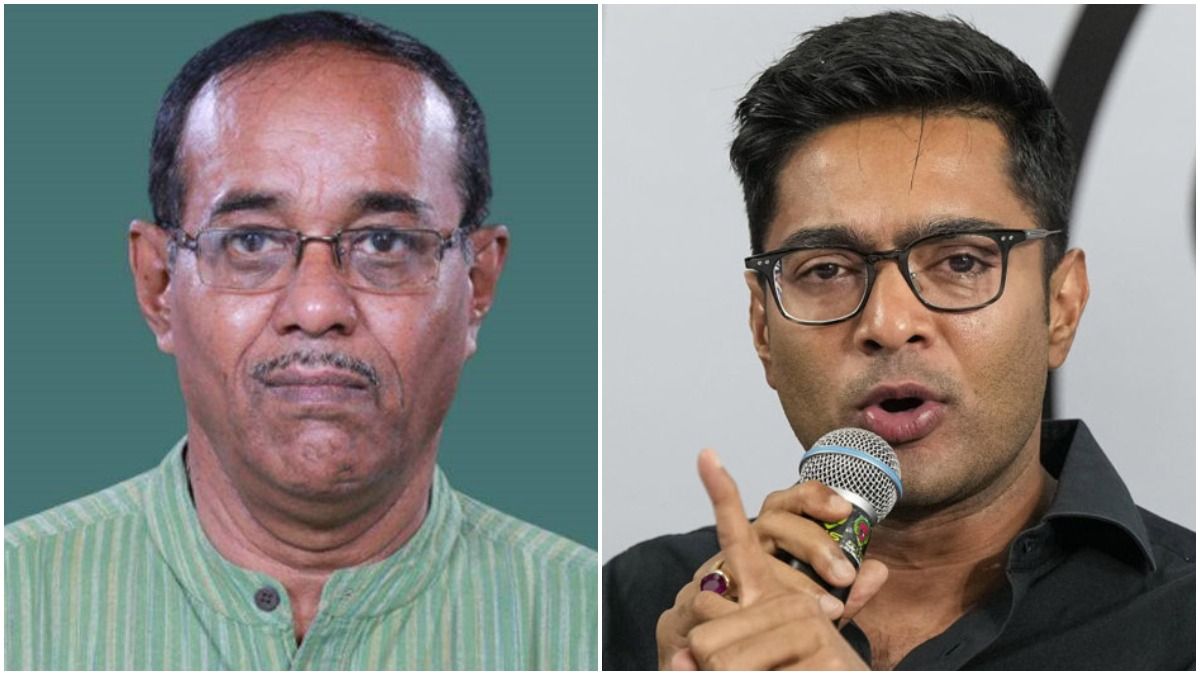 সুব্রত বক্সি ও অভিষের বন্দ্যোপাধ্যায়।-ফাইল  ছবি