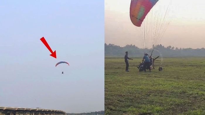 ট্রায়াল রানের মুহূর্তের ছবি।