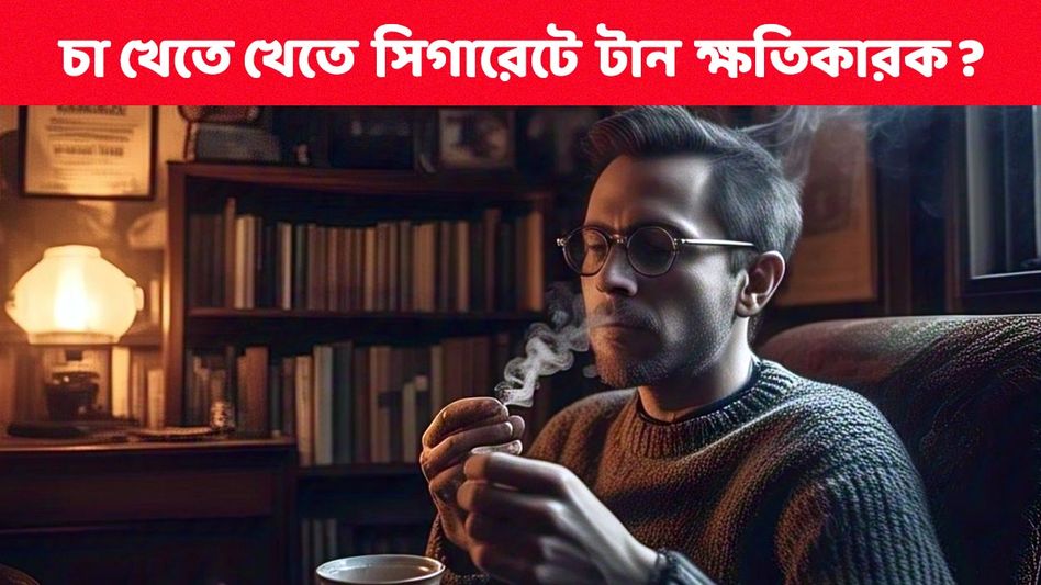 চায়ের সঙ্গে সিগারেটে সুখটানের অভ্যাস? নিজের বিপদ নিজেই ডাকছেন, সতর্ক হোন চায়ের সঙ্গে সিগারেটে সুখটানের অভ্যাস? নিজের বিপদ নিজেই ডাকছেন, সতর্ক হোন