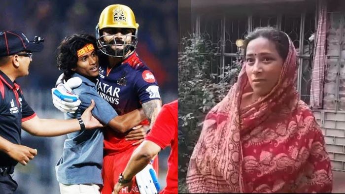 বিরাটকে জড়িয়ে ধরে ঋতুপর্ণ।