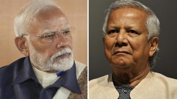 প্রধানমন্ত্রী নরেন্দ্র মোদী ও মুহম্মদ ইউনূস