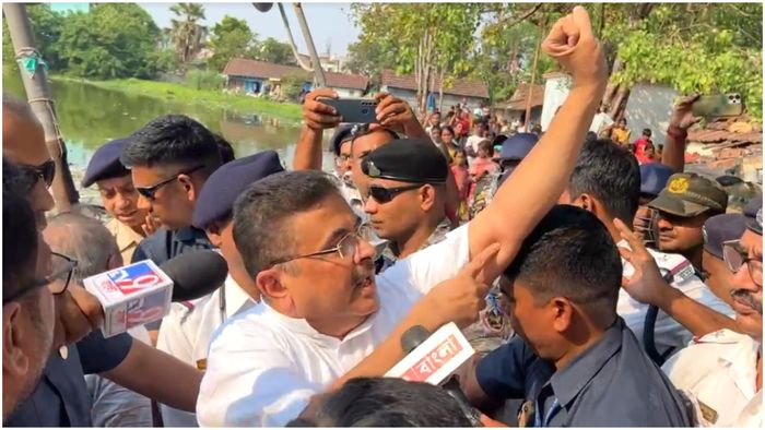 শুভেন্দু অধিকারী।-ভিডিও থেকে নেওয়া ছবি