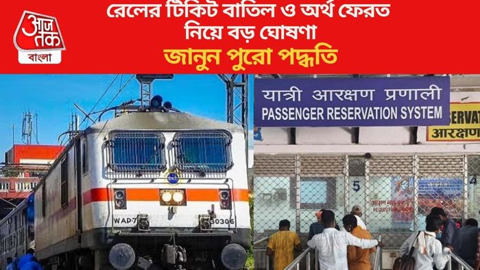 রেলের টিকিট বাতিল ও অর্থ ফেরত নিয়ে বড় ঘোষণা