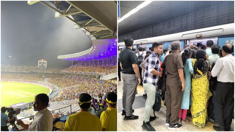 বৃহস্পতিবার ইডেনে KKR-এর ম্যাচ দেখে কীভাবে বাড়ি ফিরবেন? মাঝরাতে স্পেশাল মেট্রো বৃহস্পতিবার ইডেনে KKR-এর ম্যাচ দেখে কীভাবে বাড়ি ফিরবেন? মাঝরাতে স্পেশাল মেট্রো