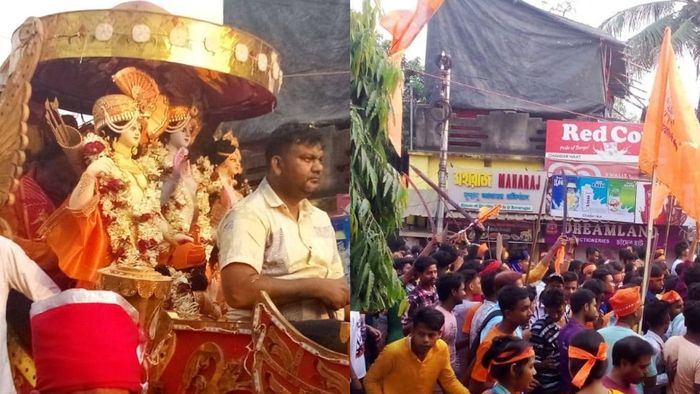 রাম নবমীর আগের দিন অস্ত্র হাতে মিছিল হাওড়ার সাঁকরাইলে, কড়া ব্যবস্থা নিতে পারে পুলিশ