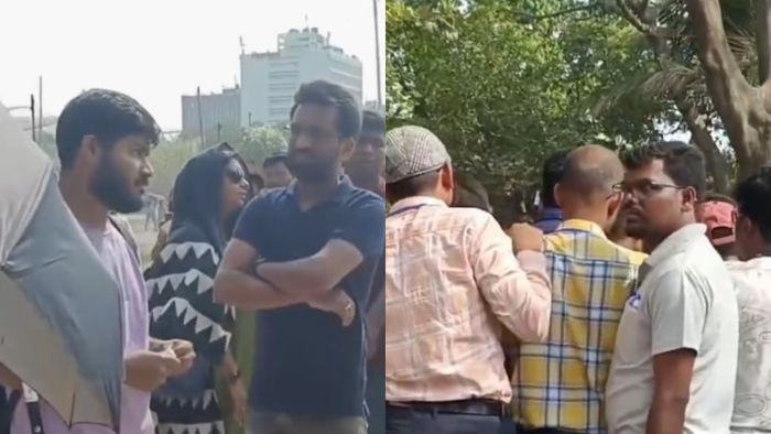 বৈঠকের আগেই চাকরিহারাদের বিক্ষোভে রণক্ষেত্র নেতাজি ইন্ডোর