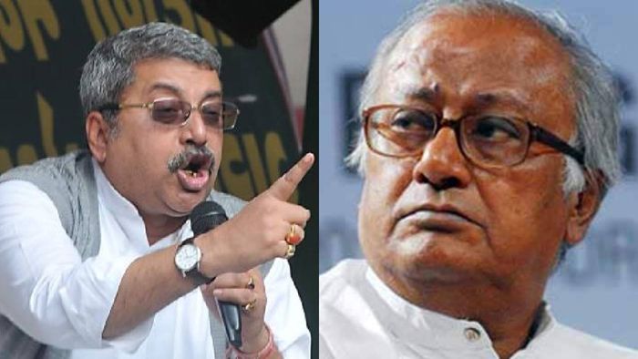 কল্যাণ বন্দ্যোপাধ্যায় ও সৌগত রায়।-ফাইল ছবি