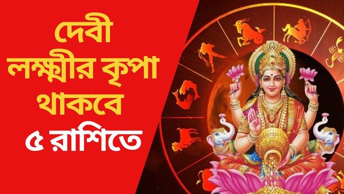 দেবী লক্ষ্মীর কৃপা থাকবে ৫ রাশিতে