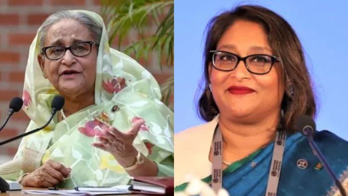 শেখ হাসিনা-সায়মা ওয়াজেদ পুতুল