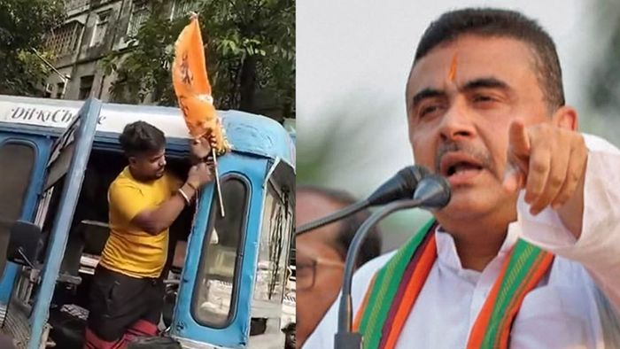 মমতার শাসনে হিন্দু হওয়া কখন অপরাধ হয়ে গেল? গেরুয়া পতাকা খোলা আক্রমণে শুভেন্দু