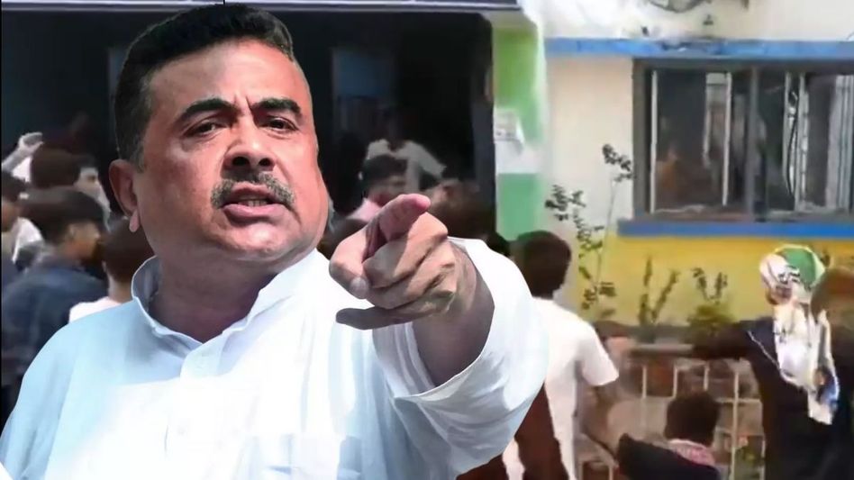 'রাজ্য না পারলে কেন্দ্রকে দায়িত্ব দিক', মুর্শিদাবাদে হিংসা নিয়ে তোপ শুভেন্দুর 'রাজ্য না পারলে কেন্দ্রকে দায়িত্ব দিক', মুর্শিদাবাদে হিংসা নিয়ে তোপ শুভেন্দুর