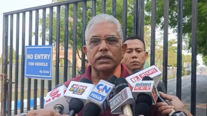 বিজেপি নেতা দিলীপ ঘোষ।-ফাইল ছবি