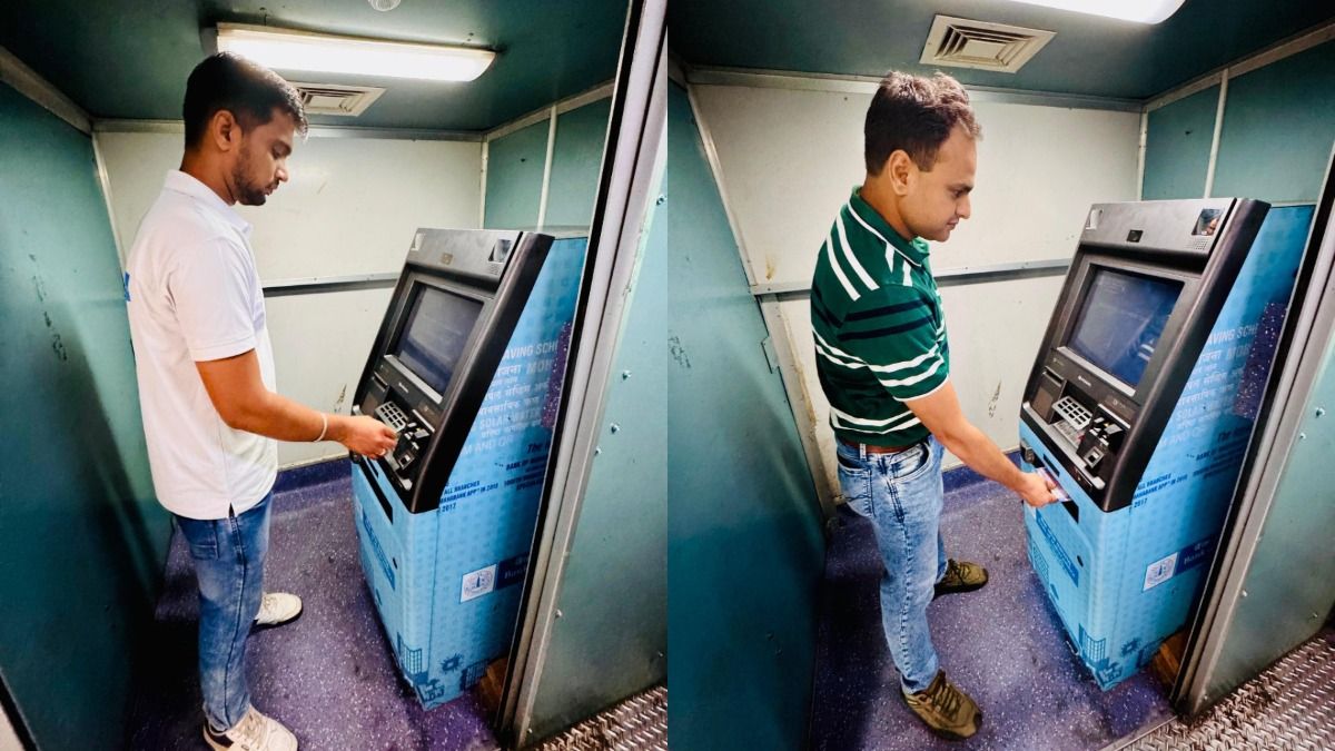 চলন্ত ট্রেনেই ATM! তোলা যাবে টাকা, এই রুটে চালু হল; দেখুন VIDEO