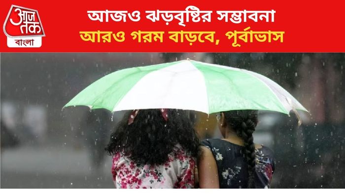 বৃষ্টির পূর্বাভাস জারি।
