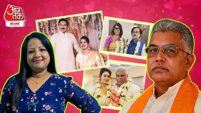 দিলীপ ঘোষ ও রিঙ্কু মজুমদারের বিয়ে