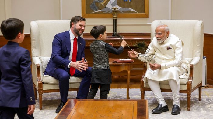 জেডি ভান্সের সন্তানদের বিশেষ উপহার মোদীর