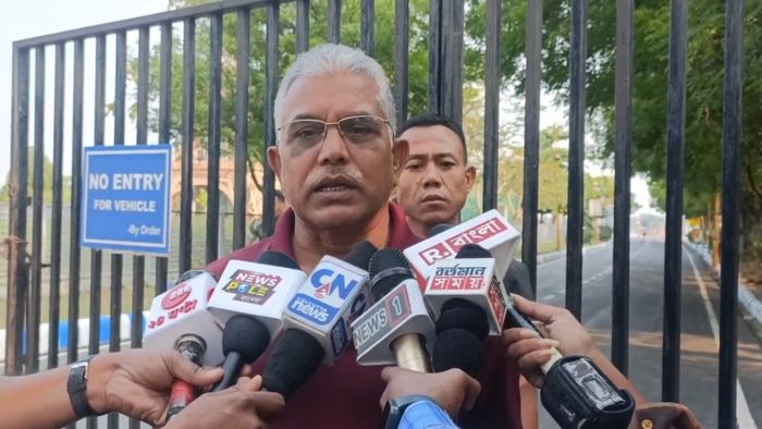 বিজেপি নেতা দিলীপ ঘোষ।-ফাইল ছবি