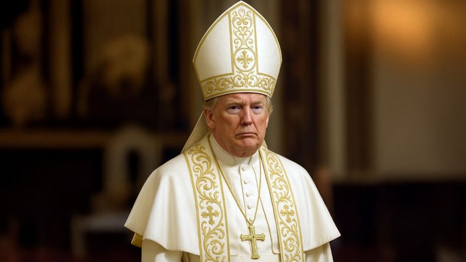 পোপ হওয়ার 'ইচ্ছা'র মাঝেই ডোনাল্ড ট্রাম্পের AI ছবি! সোশ্যালে তোলপাড় পোপ হওয়ার 'ইচ্ছা'র মাঝেই ডোনাল্ড ট্রাম্পের AI ছবি! সোশ্যালে তোলপাড়