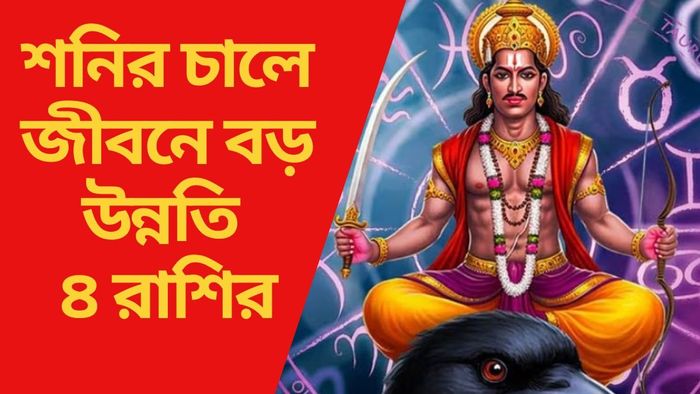 শনির চালে জীবনে বড় উন্নতি ৪ রাশির