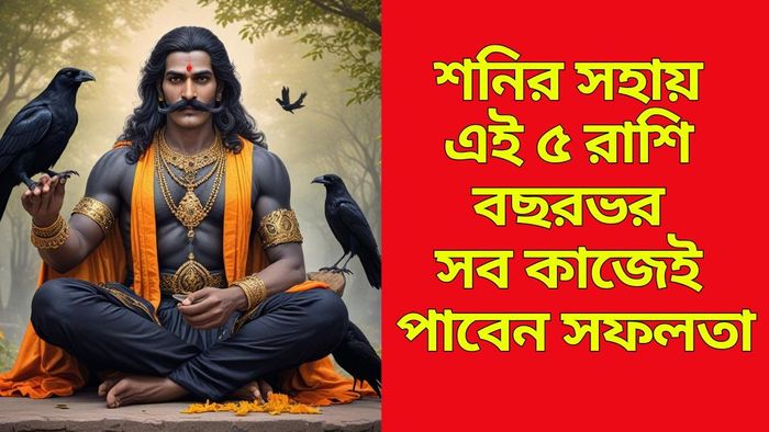 শনির দশা থেকে মুক্ত এই ৫ রাশি