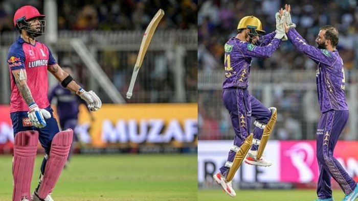 রিয়ান পরাগ এবং কেকেআর খেলোয়াড়