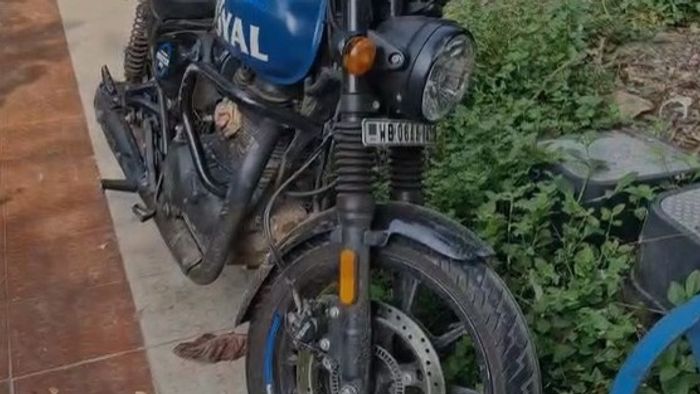 এই বাইকেই দুর্ঘটনা ঘটে।-ফাইল ছবি