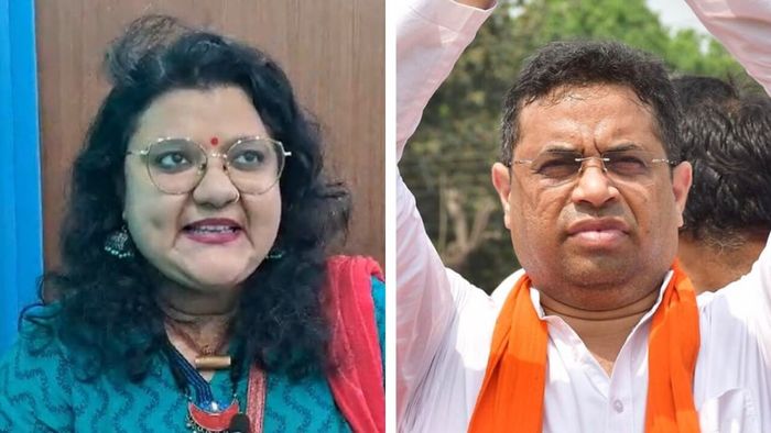 সুজাতা মণ্ডল ও সৌমিত্র খাঁ।