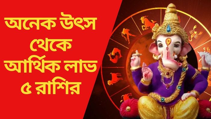 অনেক উৎস থেকে আর্থিক লাভ ৫ রাশির