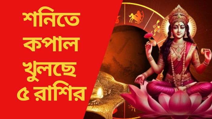শনিতে কপাল খুলছে ৫ রাশির