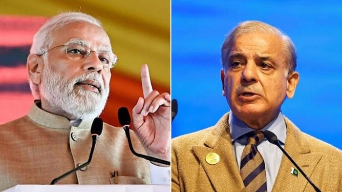 Narendra Modi and Shehbaz Sharif
