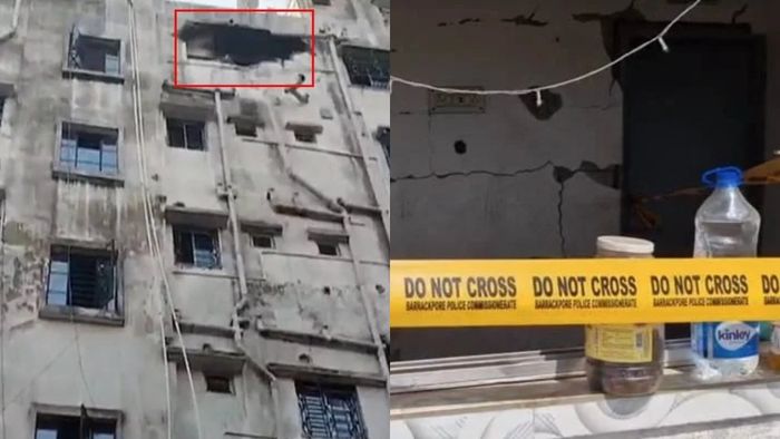 টিটাগড়ে সাতসকালে বাসনে বিস্ফোরণ