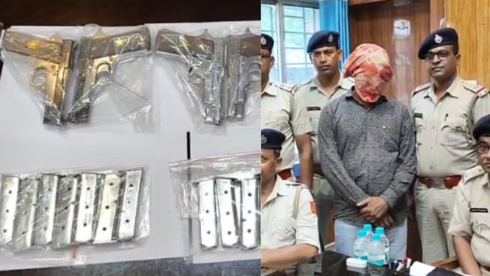 কলকাতা ও বহরমপুর থেকে উদ্ধার বহু আগ্নেয়াস্ত্র, পুলিশের হাতে ধৃত ৪