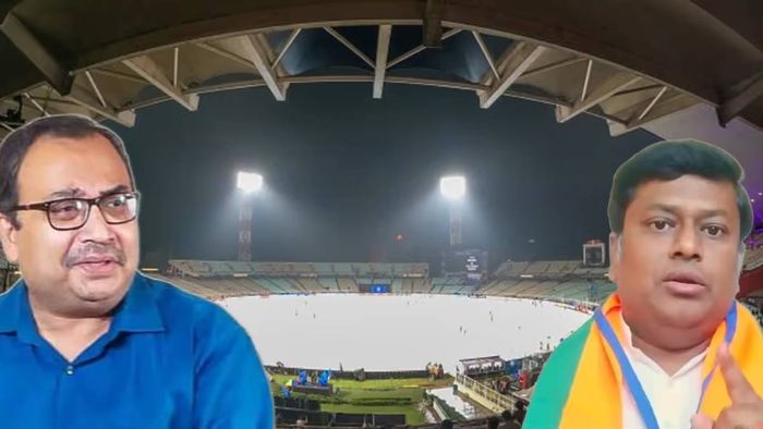 ইডেনে ফাইনাল নিয়ে তরজা কুণাল ঘোষ ও সুকান্ত মজুমদার