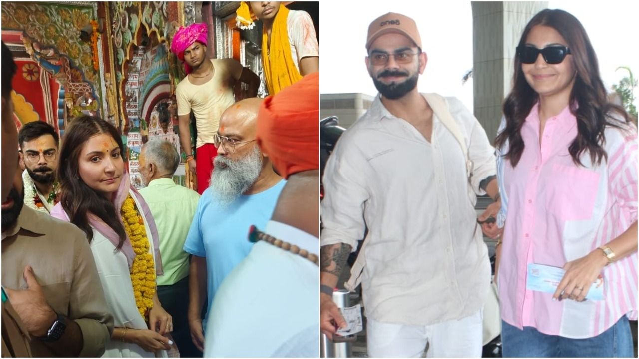 অনুষ্কা শর্মা, বিরাট কোহলি রাম মন্দিরে।