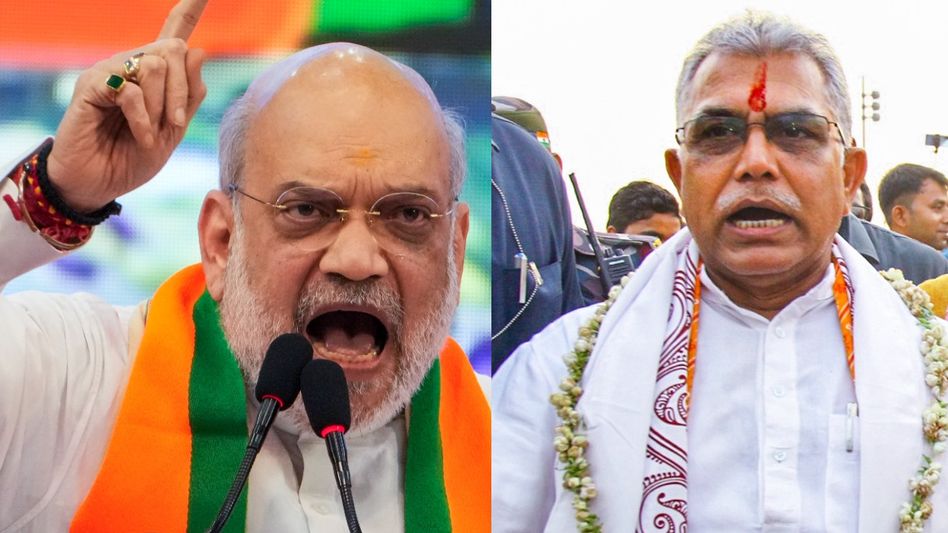 শাহের সভায় ‘ব্রাত্য’ দিলীপ জামাইষষ্ঠী খেলেন , বললেন ' ডাক পাননি তথাগতও...' শাহের সভায় ‘ব্রাত্য’ দিলীপ জামাইষষ্ঠী খেলেন , বললেন ' ডাক পাননি তথাগতও...'