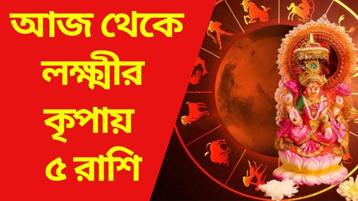 আজ থেকে লক্ষ্মীর কৃপায় ৫ রাশি