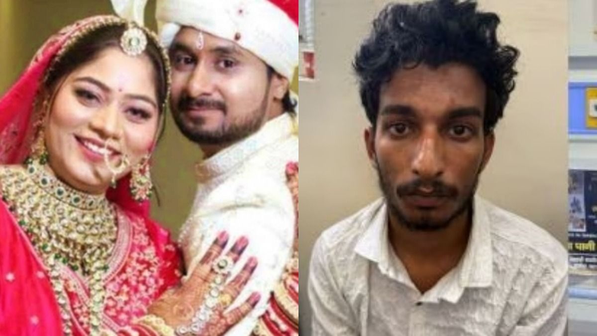 সোনম ও তাঁর স্বামী রাজা (বাঁ দিকে), সোনমের প্রেমিক রাজ (ডান দিকে)