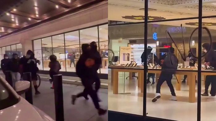 অ্যাপেল স্টোরে লুট