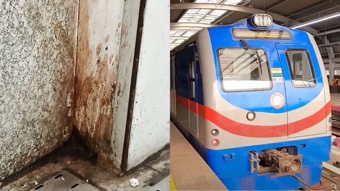 পান-গুটখার পিকে ঢাকছে ইস্ট ওয়েস্ট মেট্রো