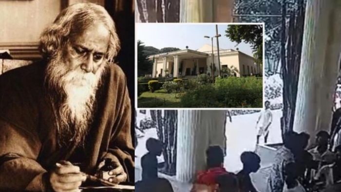 বাংলাদেশে রবীন্দ্রনাথ ঠাকুরের পৈতৃক বাড়ি ভাহঙচুর
