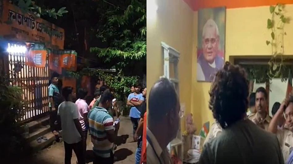 মাঝরাতে বাঁকুড়ায় BJP কার্যালয়ে পুলিশি ভাঙচুরের অভিযোগ, হলটা কী? মাঝরাতে বাঁকুড়ায় BJP কার্যালয়ে পুলিশি ভাঙচুরের অভিযোগ, হলটা কী?