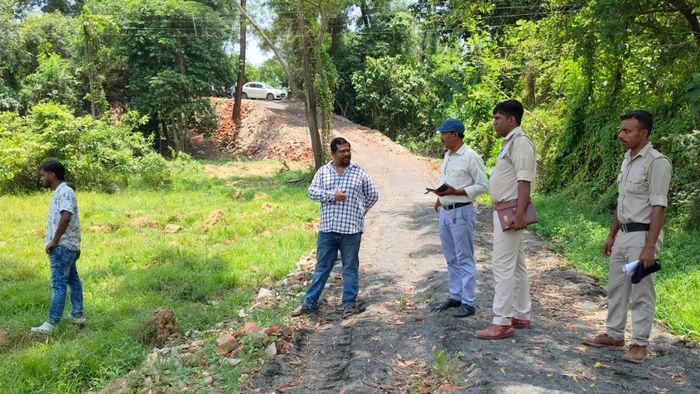 শান্তিনিকেতনে ফের জমি দখলের অভিযোগ।-ফাইল ছবি
