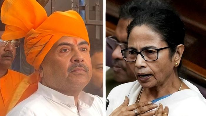 মমতা বন্দ্যোপাধ্যায় ও শুভেন্দু অধিকারী