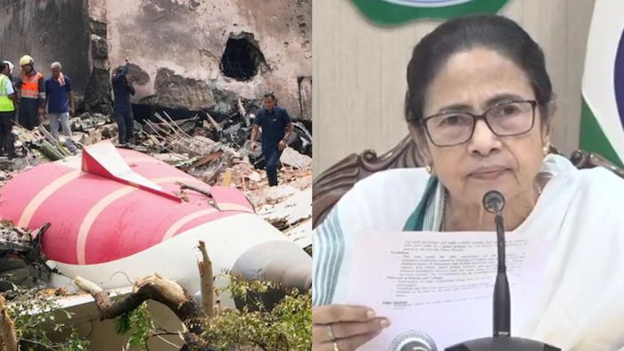 এয়ার ইন্ডিয়া দুর্ঘটনায় নিয়ে বড় প্রশ্ন মমতার