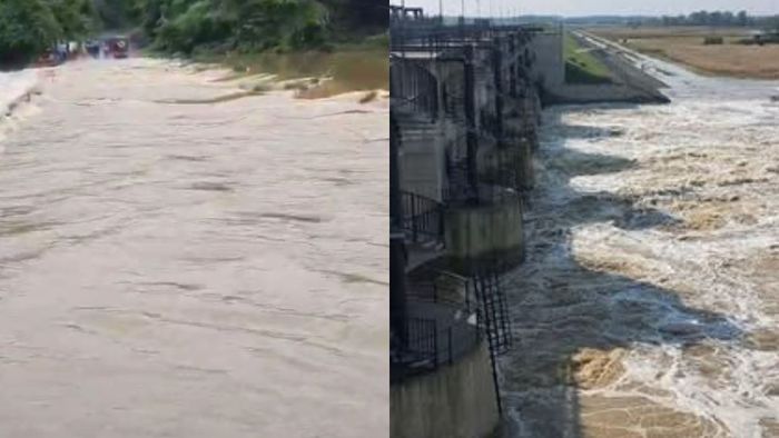 বন্যা শুরু? চন্দ্রকোনায় ভেসে গেলেন যুবক, DVC ৩৪ হাজার কিউসেক জল ছেড়েছে