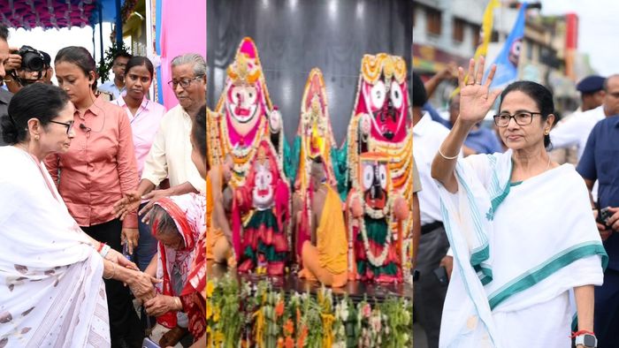 দিঘার জগন্নাথ মন্দিরে মমতা