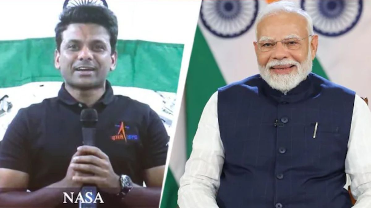 মহাকাশ থেকে ভারতকে কেমন দেখায়? মোদীর প্রশ্নে যা বললেন শুভাংশু