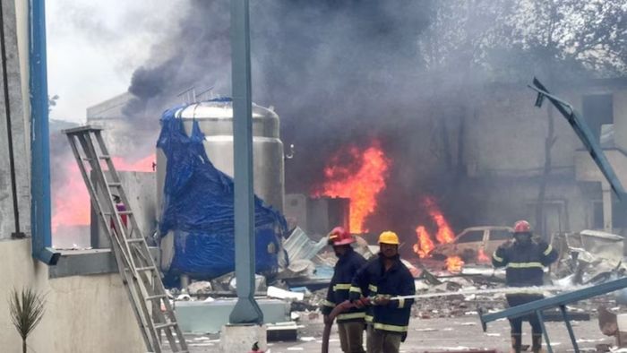 তেলেঙ্গানায় রাসায়নিক কারখানায় ভয়াবহ বিস্ফোরণ।